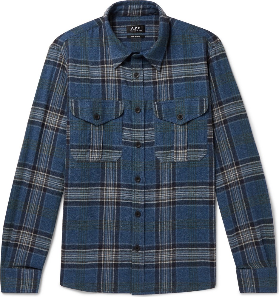 A.P.C. Breton Checked Flannel Shirt