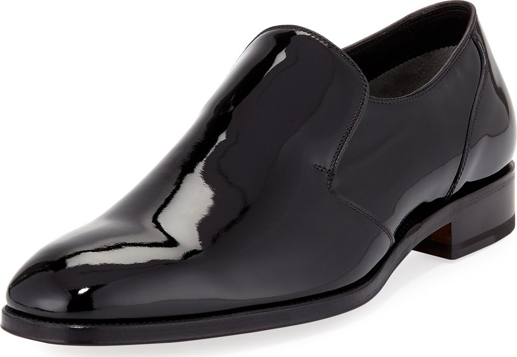 TOM FORD Slip-On Patent Leather Formal Loafer