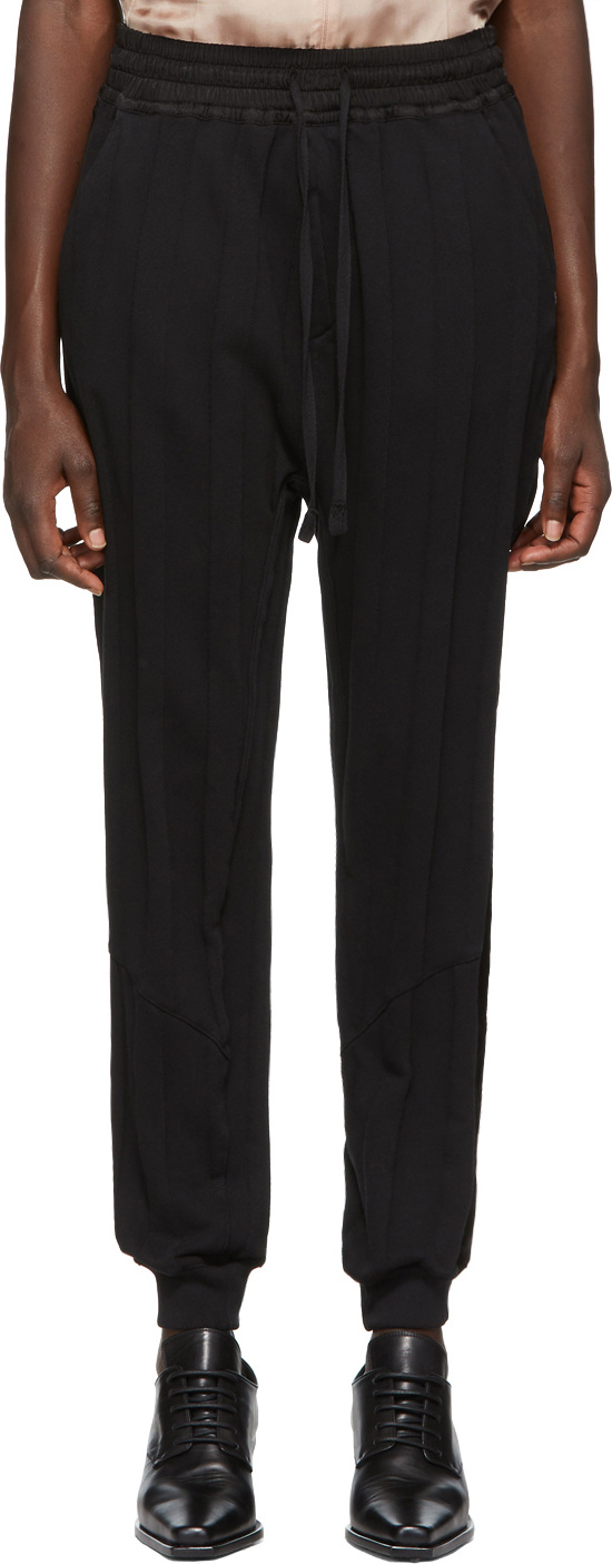 Haider Ackermann Black Lamium Lounge Pants