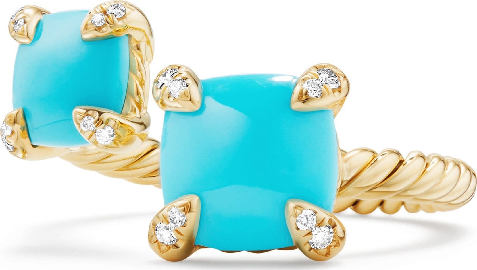 David Yurman Chatelaine Bypass Diamond Ring