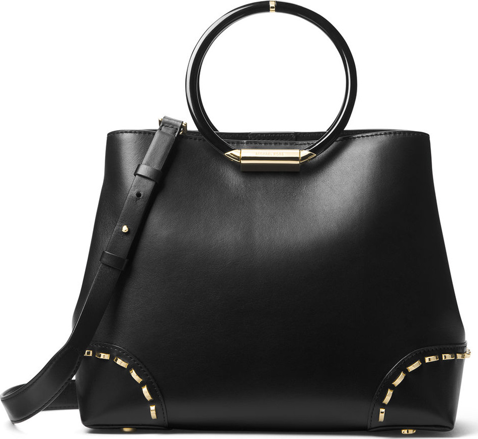 MICHAEL MICHAEL KORS Herron Medium Leather East-West Tote Bag