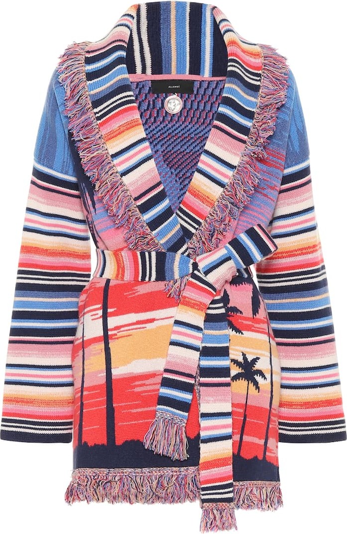 Alanui Malibu Sunset cashmere cardigan