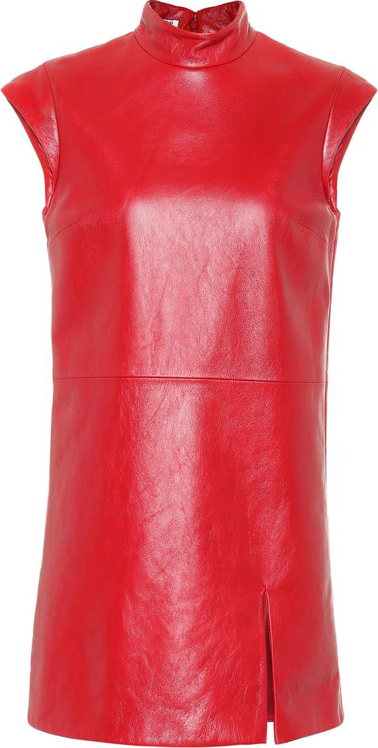 Miu Miu Leather minidress