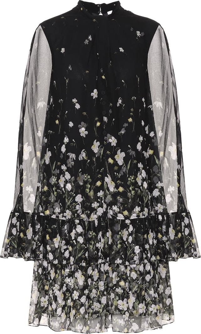 Erdem Concetta floral silk-chiffon midi dress