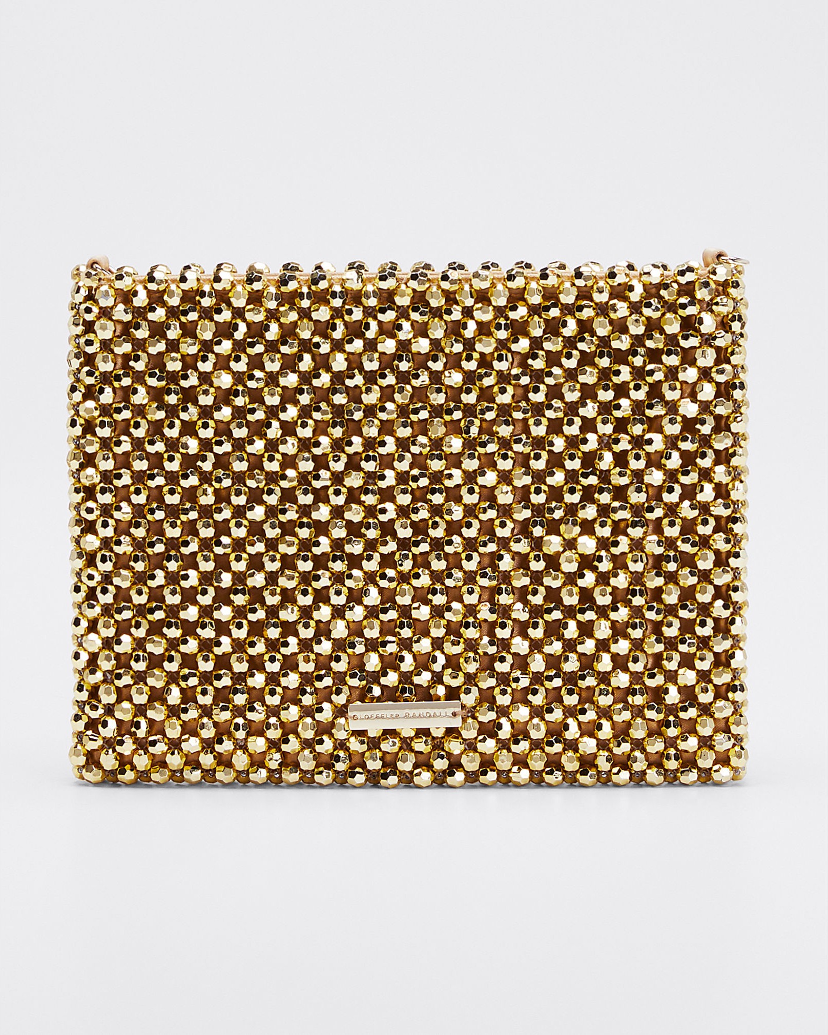 Loeffler Randall Mia Multicolored Beaded Clutch Bag