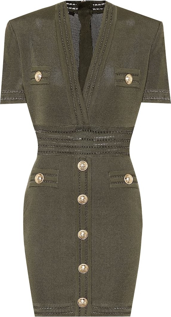 Balmain Crêpe minidress