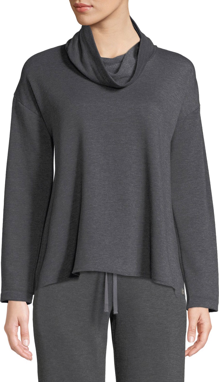 Natori Cocoon Cowl-Neck Lounge Top