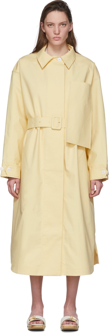 Jacquemus Yellow 'Le Manteau Camiseto Long' Coat