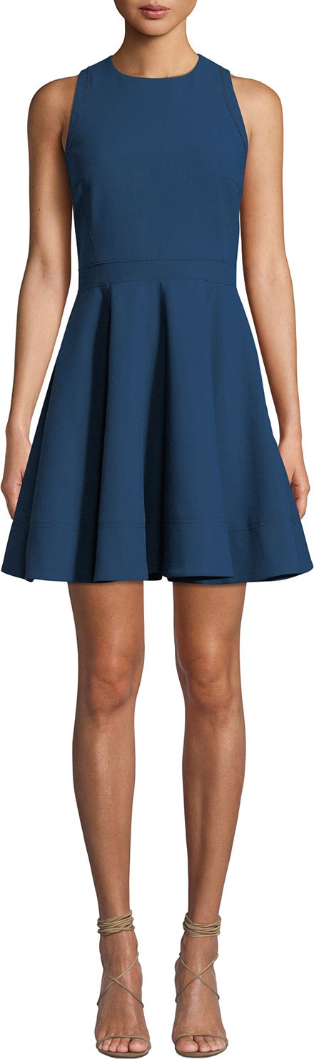 Cinq A Sept Araceli Scoop-Neck Sleeveless Short Dress