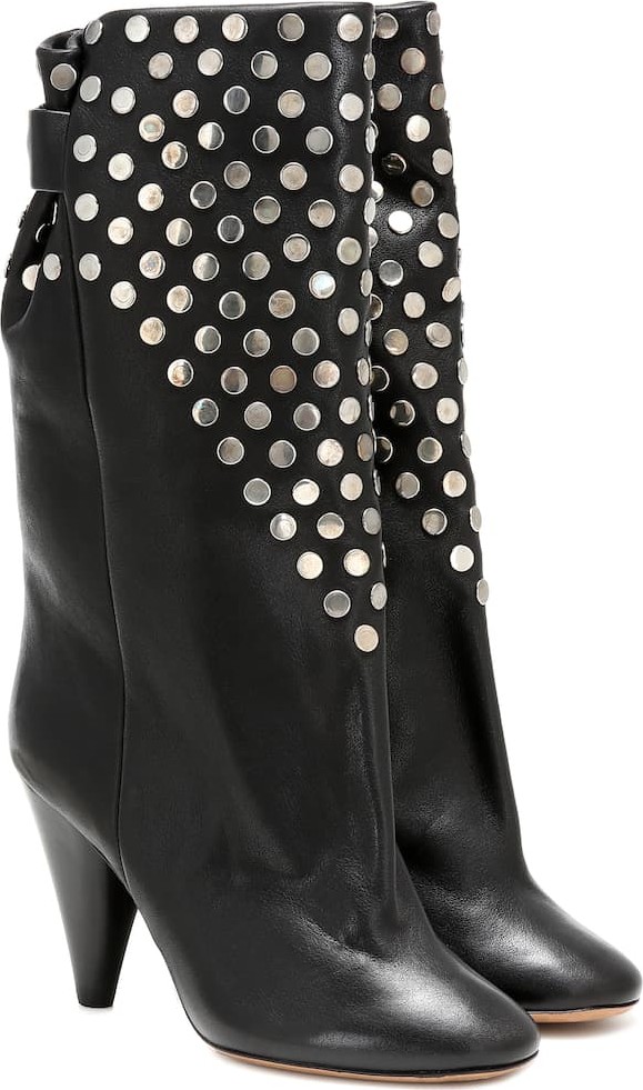 Isabel Marant Lafkee studded leather boots