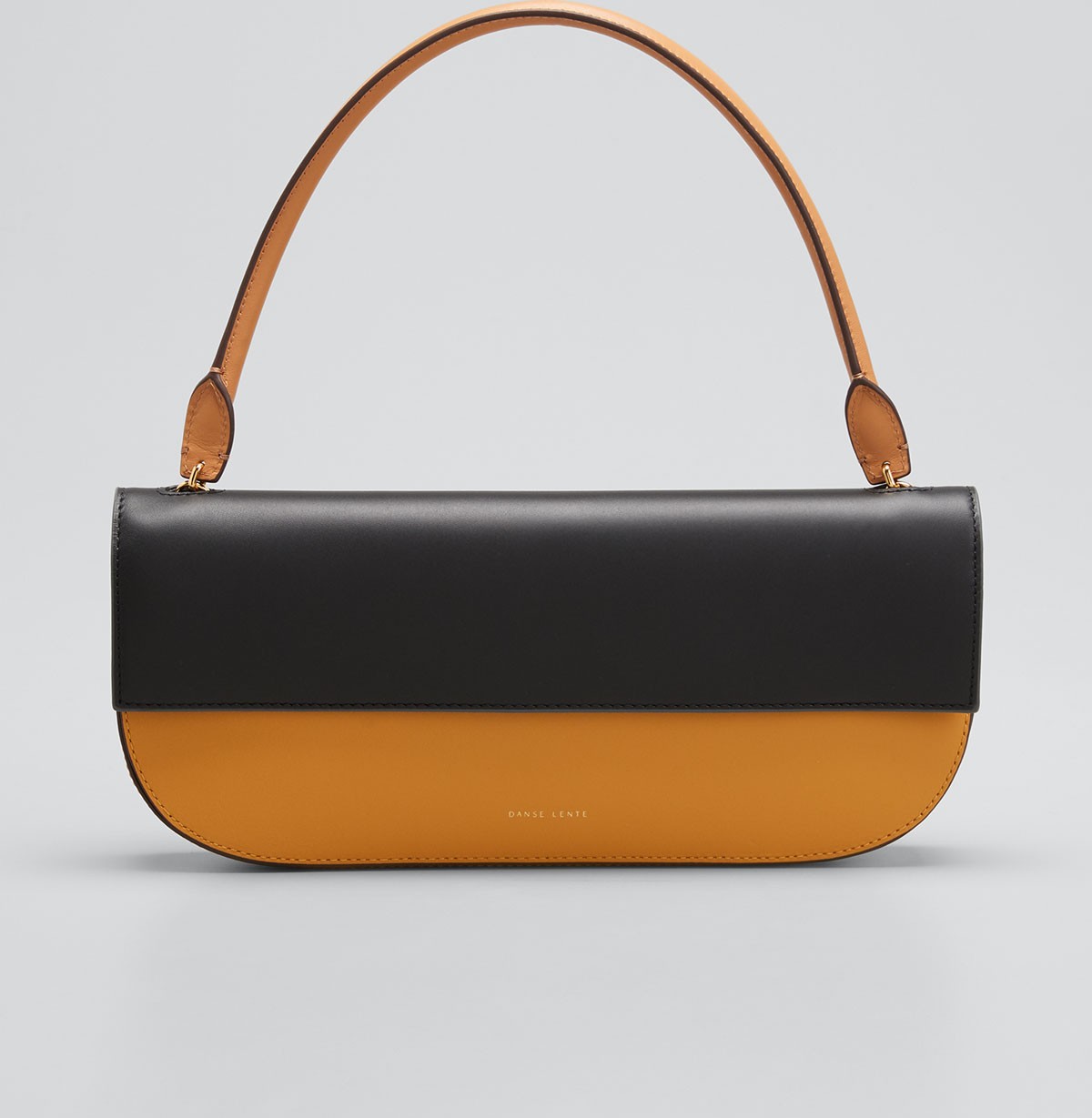 Danse Lente Two-Tone Leather Shoulder Bag
