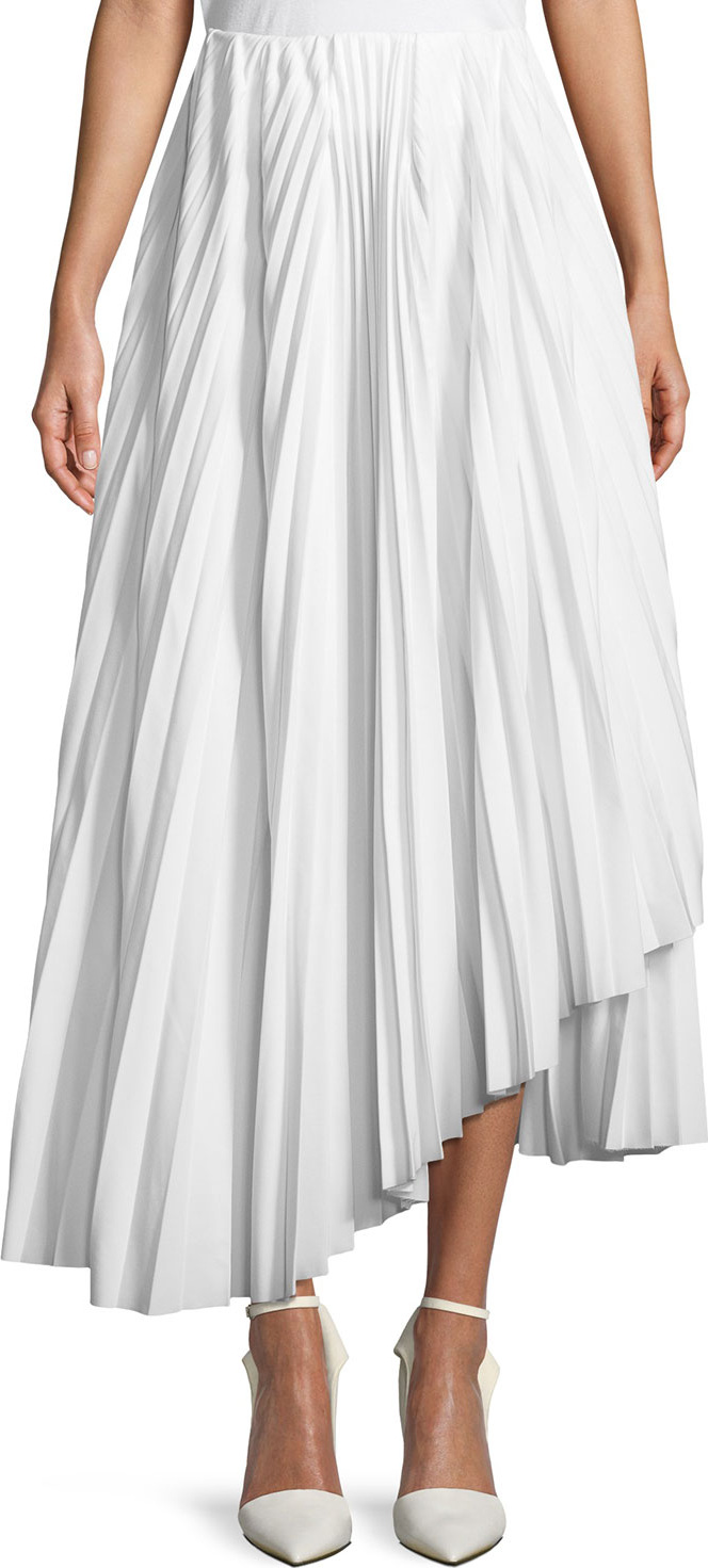 A.W.A.K.E Pleated Maxi Skirt