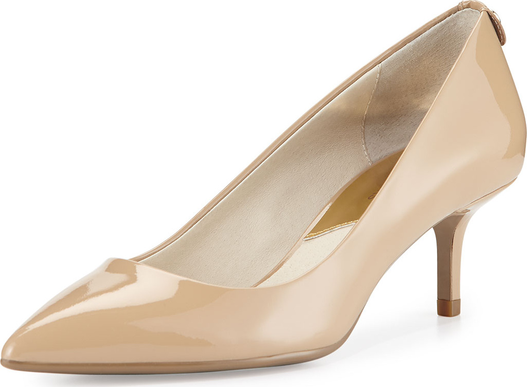 MICHAEL MICHAEL KORS MK Flex Patent Kitten-Heel Pump