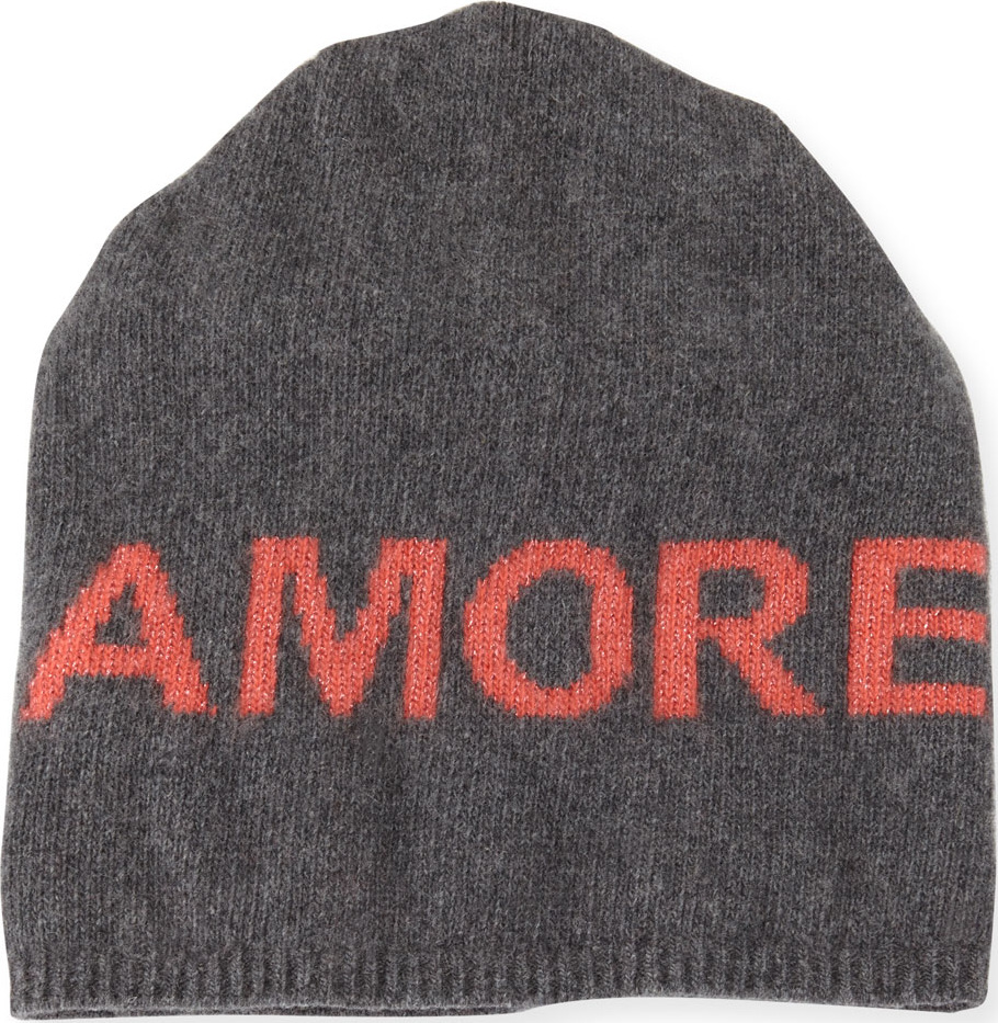 Portolano Boyfriend Amore Cashmere Knit Beanie Hat