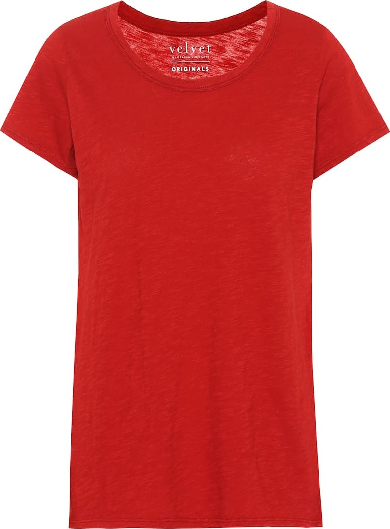 Velvet By Graham & Spencer Tilly cotton T-shirt