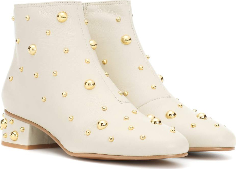 See By Chloé Jarvis studded leather ankle boots