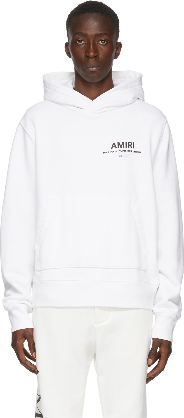 Amiri White PF20 Hoodie