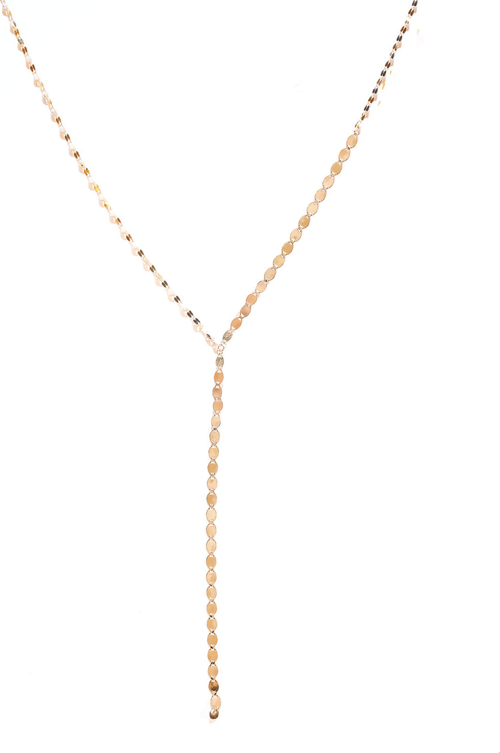 Lana Nude Lariat Disc Necklace