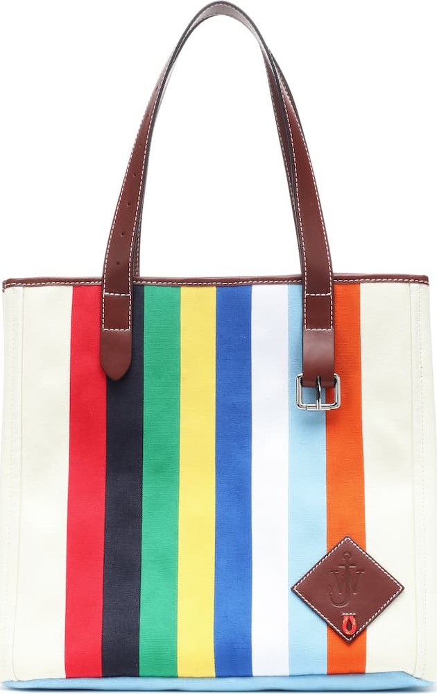 J.W.Anderson Leather-trimmed canvas tote