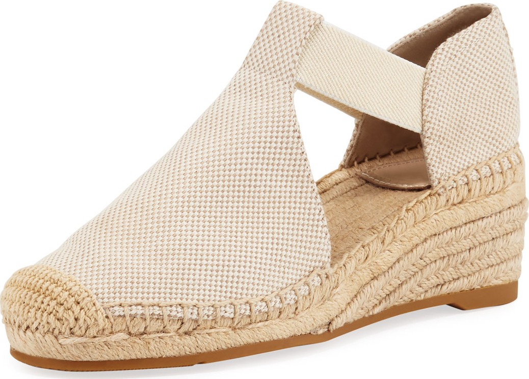 Tory Burch Catalina Woven Wedge Espadrilles