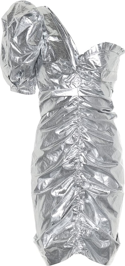 Isabel Marant Talma cotton metallic minidress