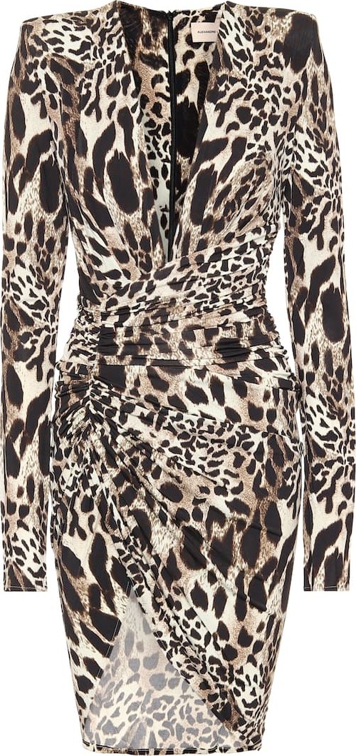 Alexandre Vauthier Leopard-print midi dress