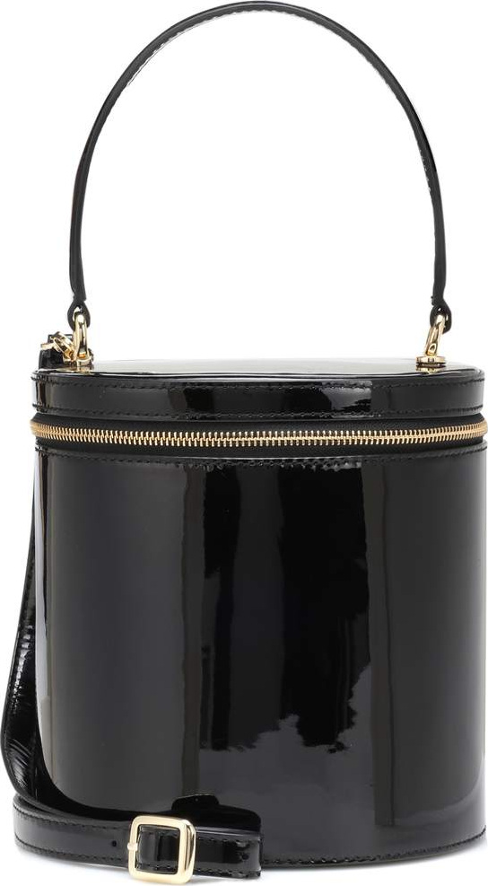 Staud Vitti patent leather bucket bag