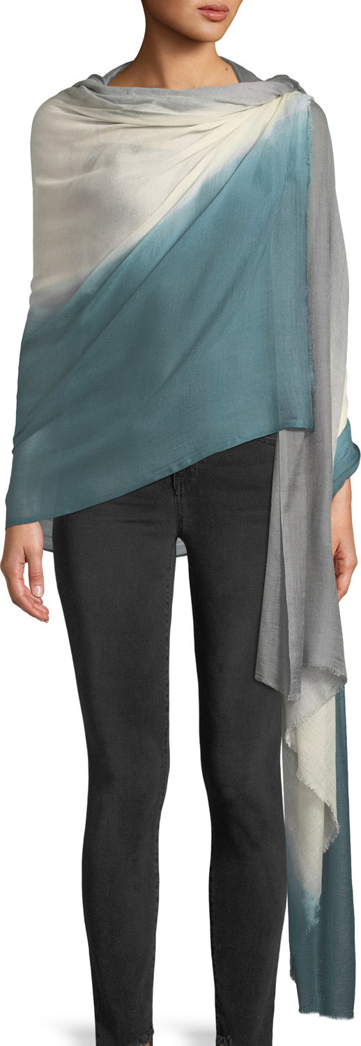 Bindya Gradient Colorblock Stole