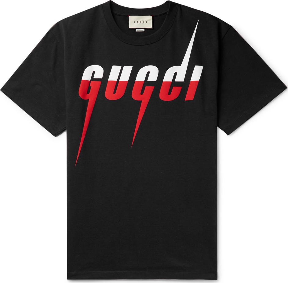 Gucci Oversized Logo-Print Cotton-Jersey T-Shirt