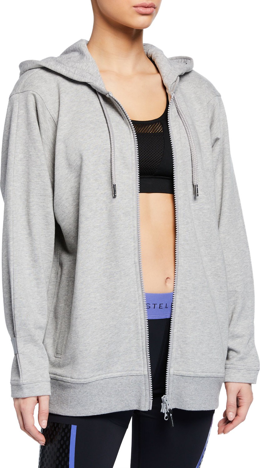 Adidas By Stella McCartney Essential Zip-Front Active Hoodie