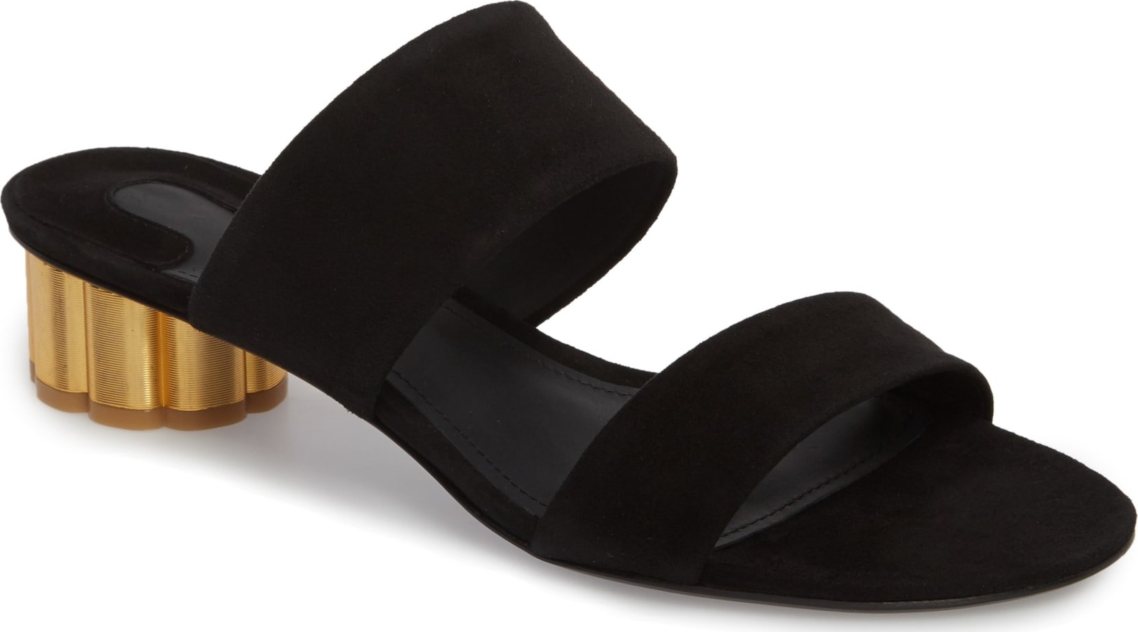 Salvatore Ferragamo Belluno Double Band Slide Sandal