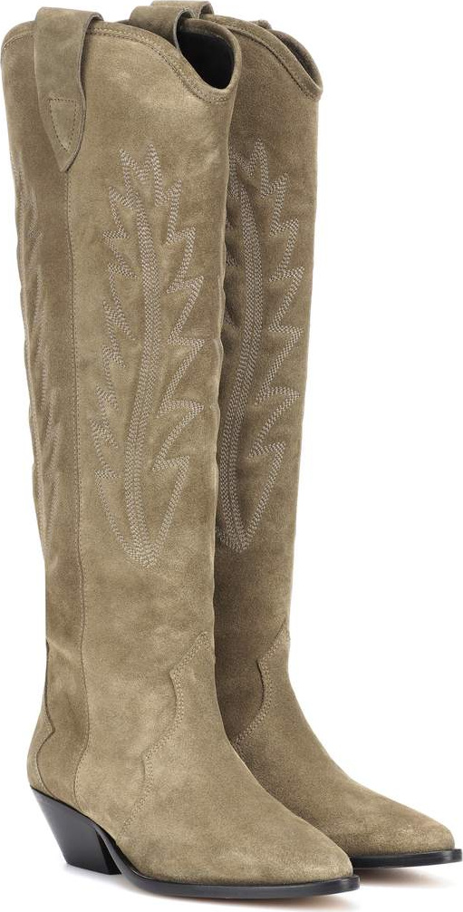 Isabel Marant Denzy suede cowboy boots