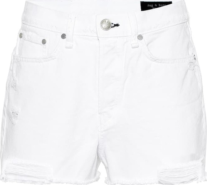Rag & Bone Maya high-rise denim shorts