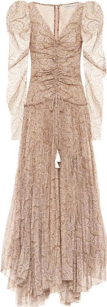 Etro Printed cotton-blend maxi dress