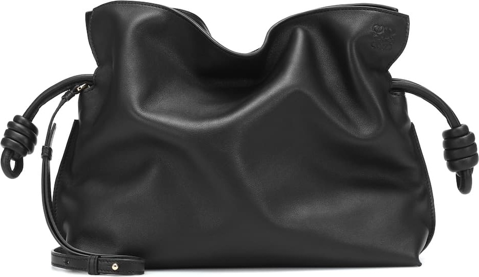 LOEWE Flamenco Knot leather clutch