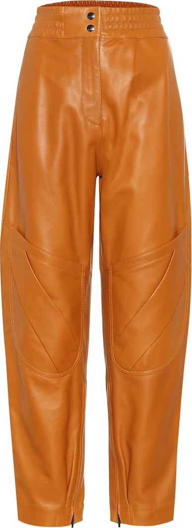 Acne Studios High-rise leather pants