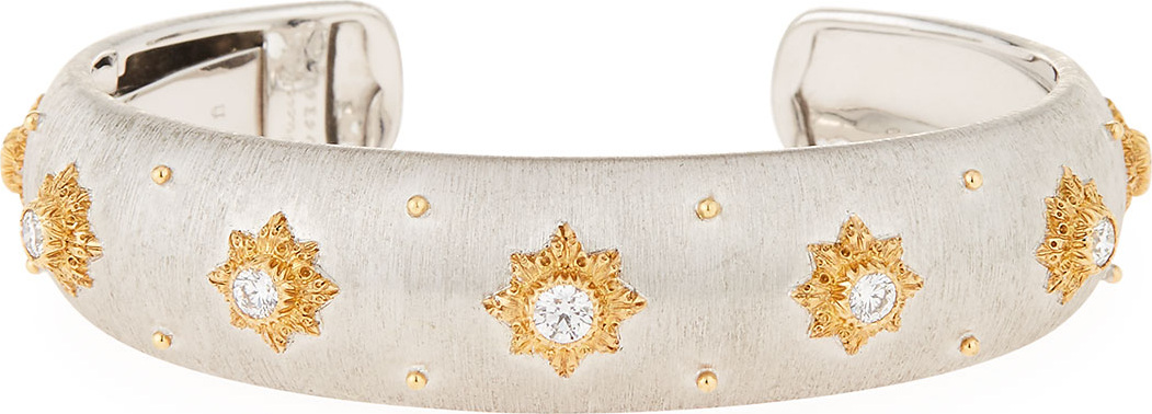 Buccellati Macri Cuff Bracelet with Diamonds