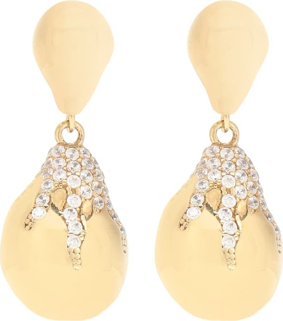 Bottega Veneta Cubic zirconia drop earrings