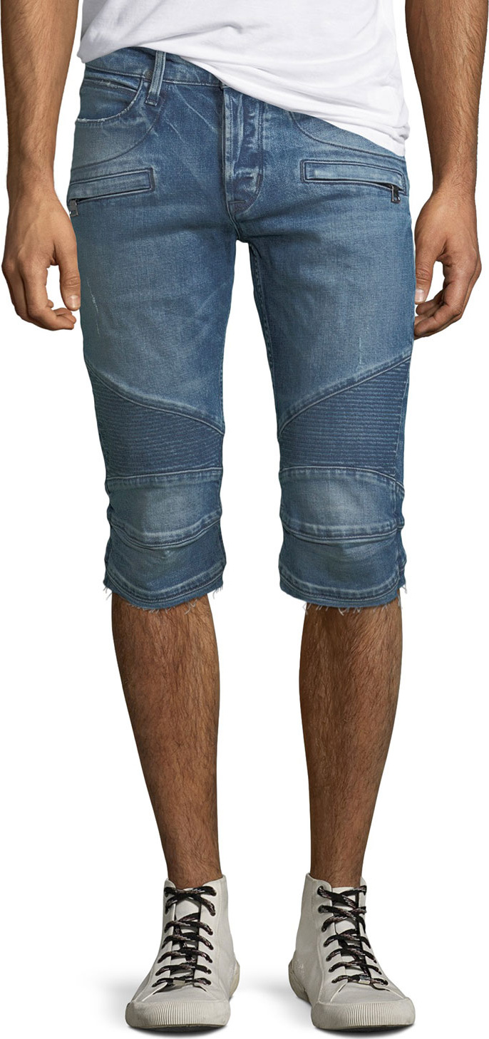 Hudson Men's The Blinder Biker Denim Shorts