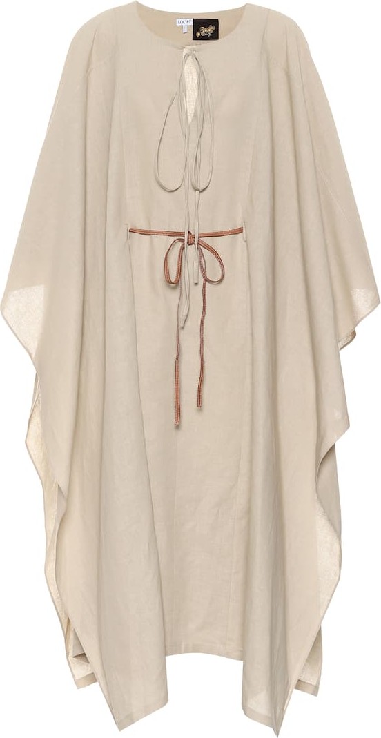 LOEWE Paula's Ibiza linen-blend kaftan