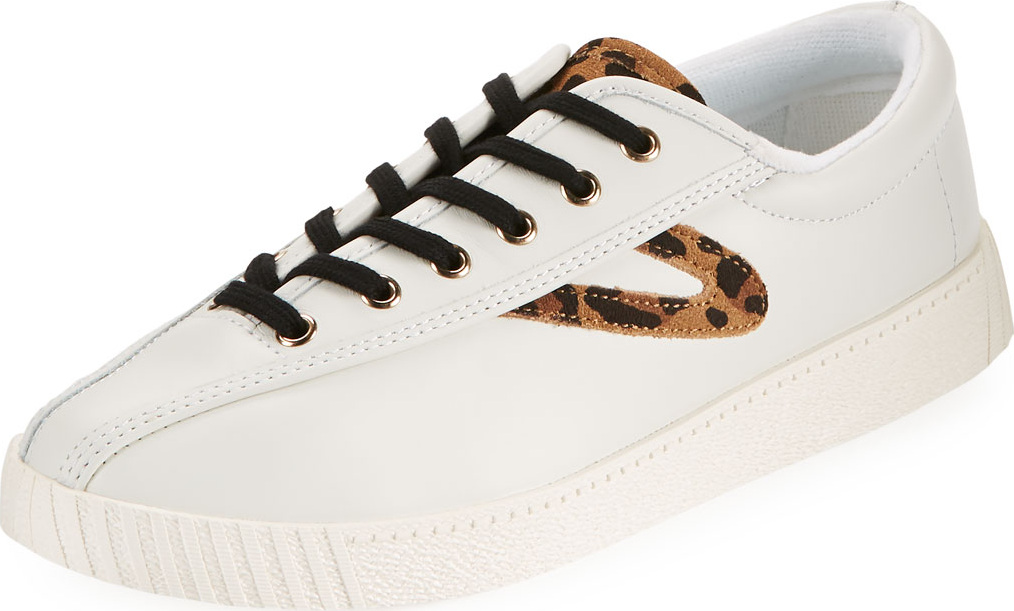 Tretorn Nylite Plus Galaxy Suede Metallic-Star Low-Top Sneakers