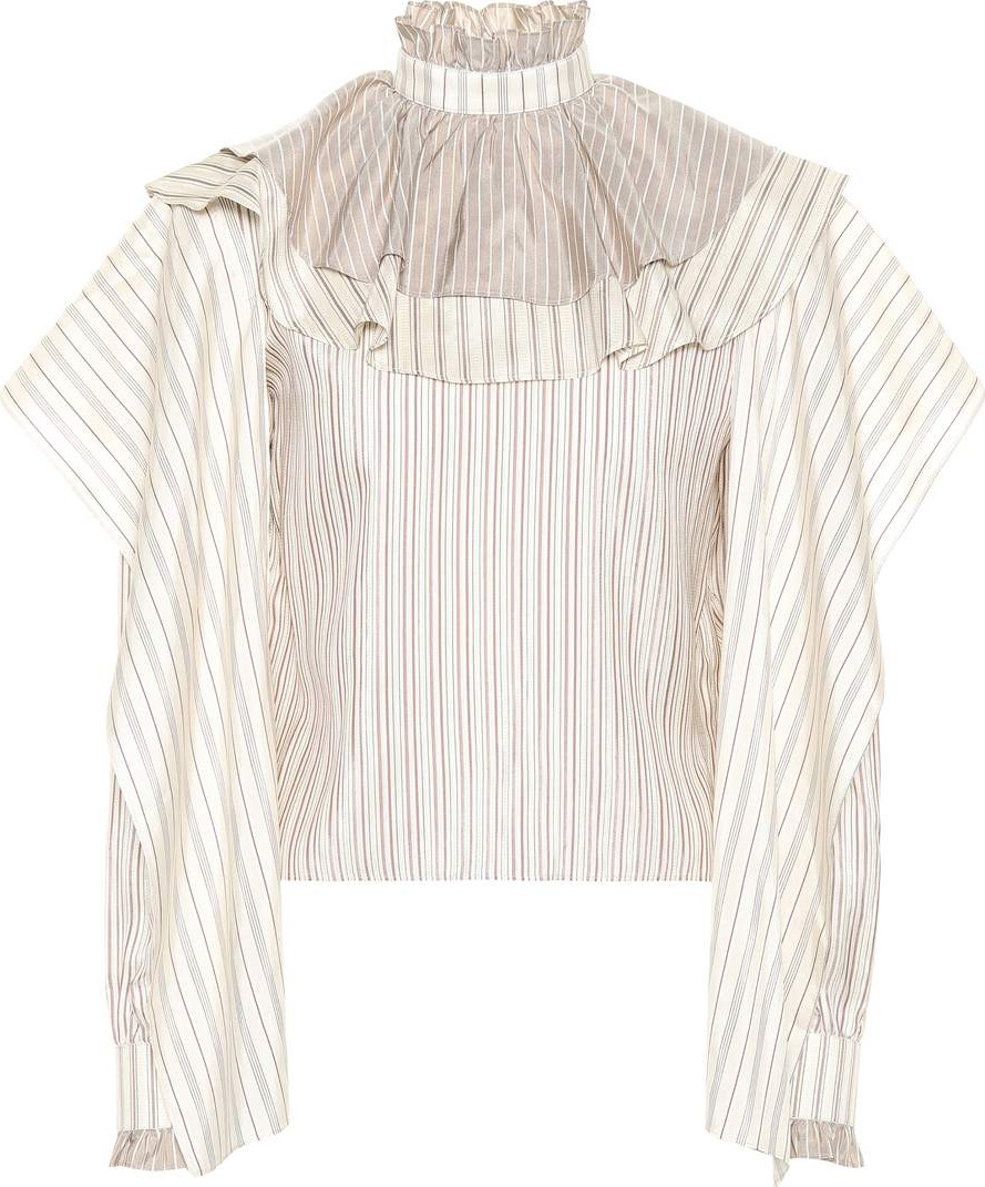 J.W.Anderson Striped silk blouse