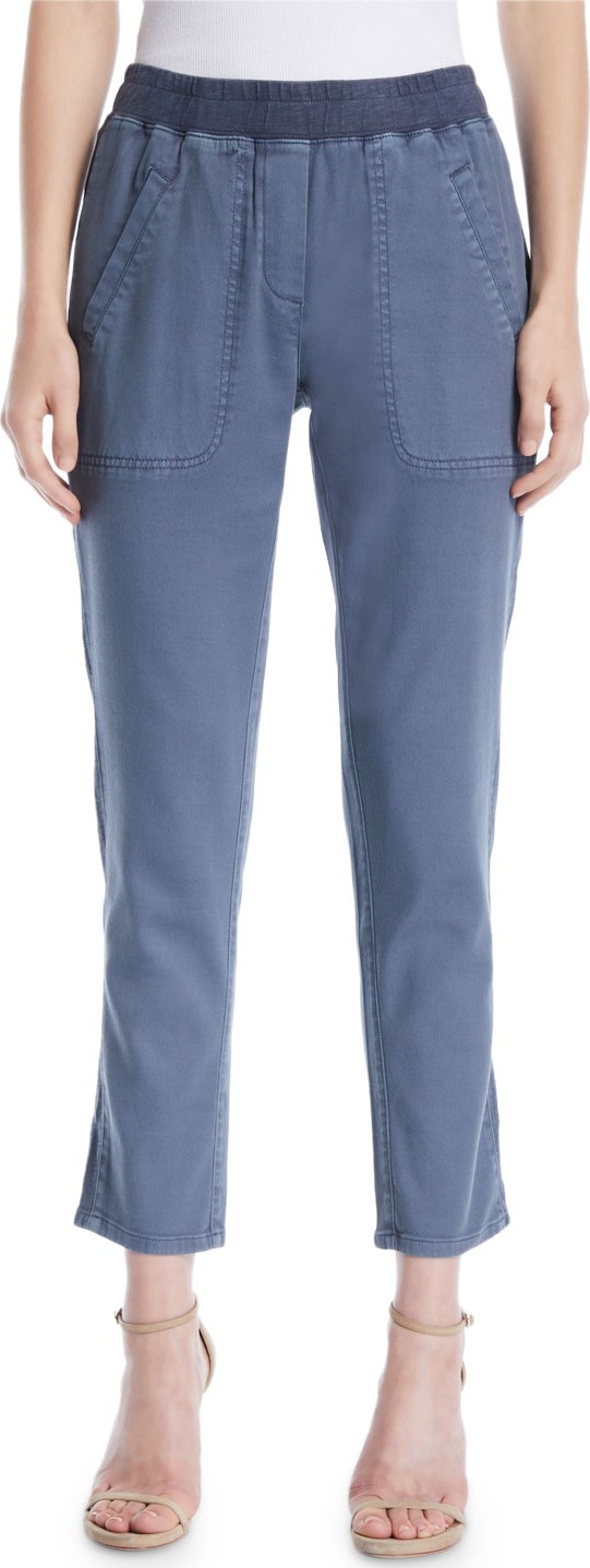 NIC+ZOE Garment-Dye Twill Pants