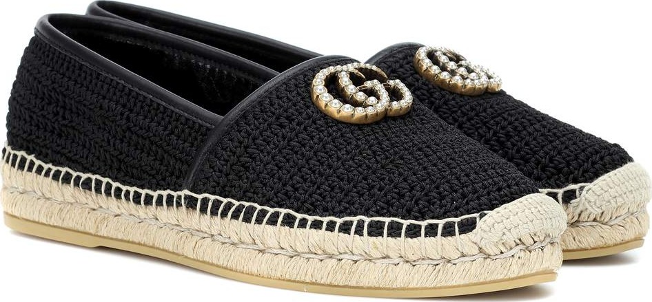Gucci GG crochet espadrilles