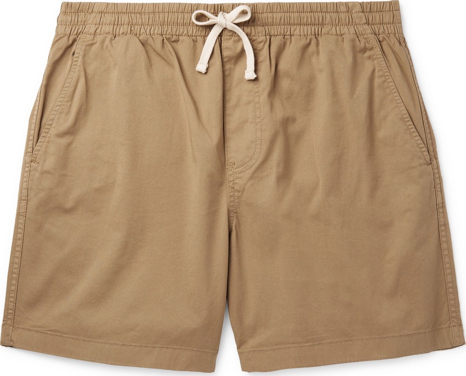 J.Crew Dock Garment-Dyed Stretch-Cotton Drawstring Shorts