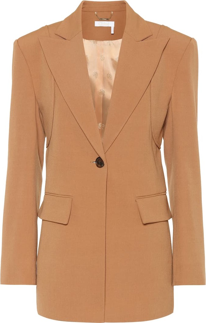 Chloe Wool-blend blazer