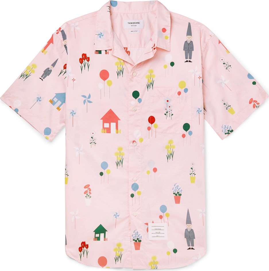 Thom Browne Printed Cotton Shirt