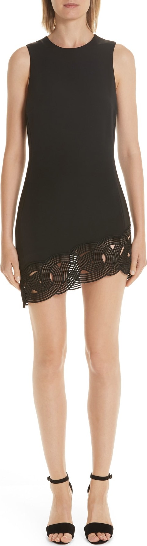 Haney Reese Asymmetrical Silk Blend Dress