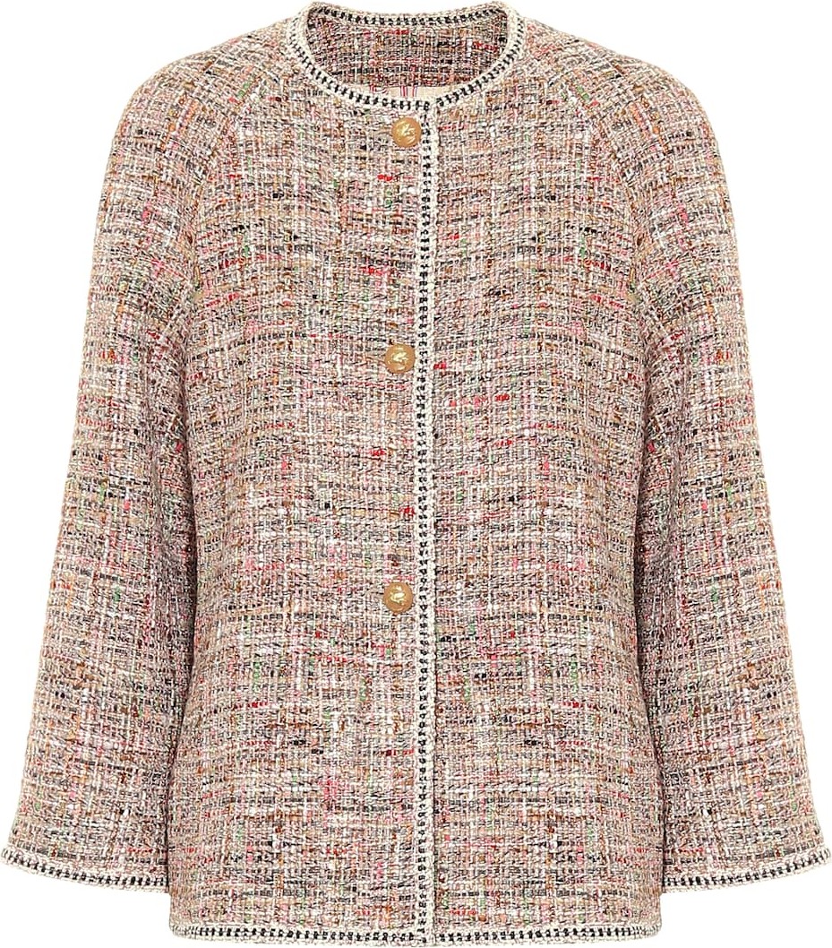 Etro Cotton-blend tweed jacket