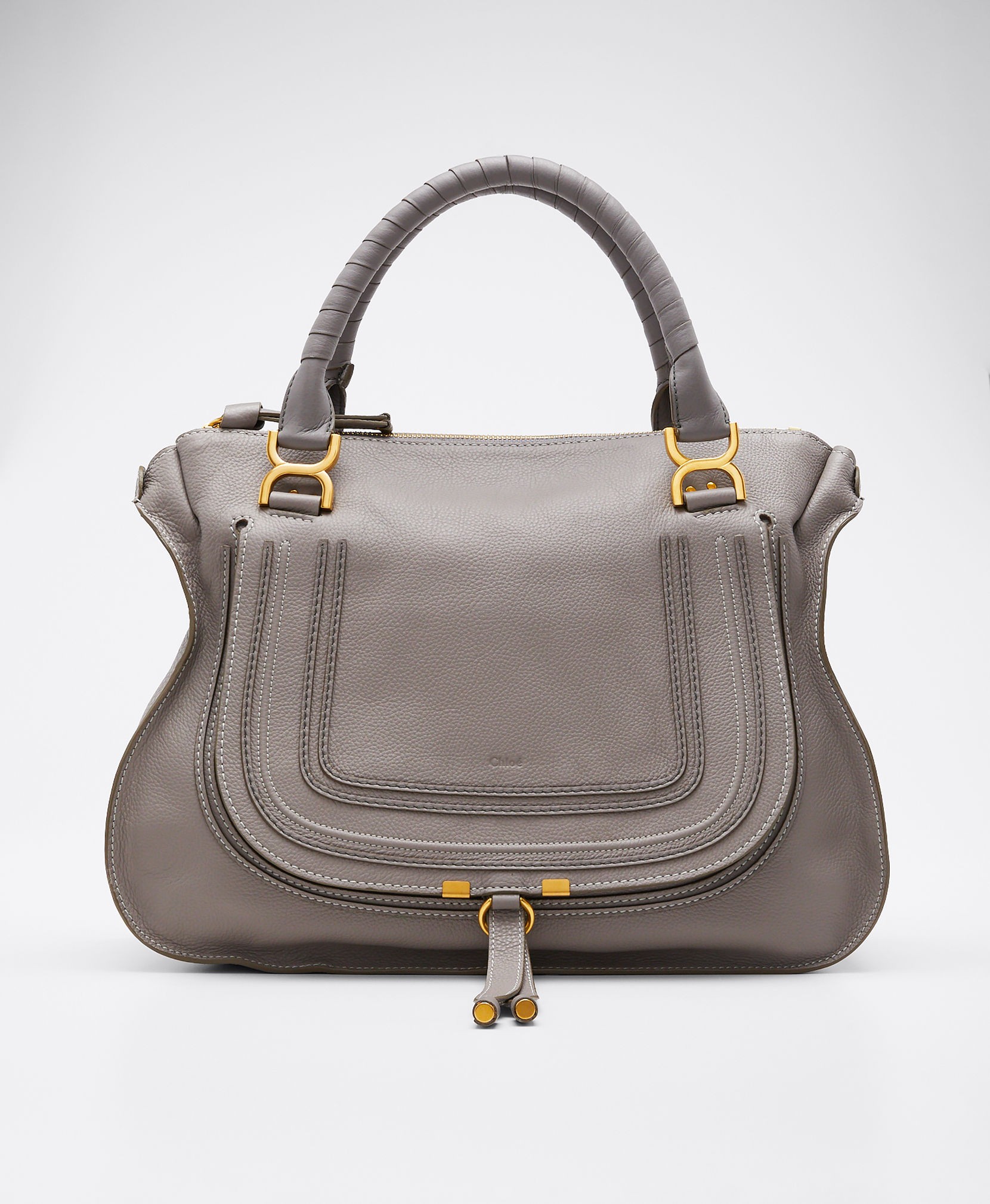 Chloe Marcie Large Leather Satchel Bag